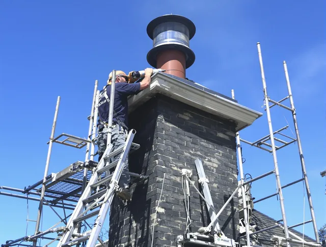 Sturdy chimney crown finished by North Royalton Chimney Sweep in North Royalton, OH