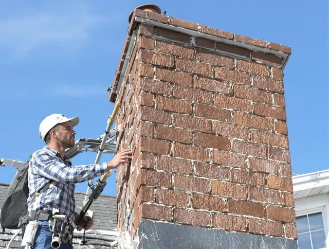 Brickwork for a chimney rebuild by North Royalton Chimney Sweep in North Royalton, OH