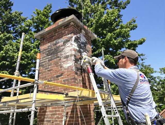 Structural chimney repair by North Royalton Chimney Sweep in North Royalton, OH