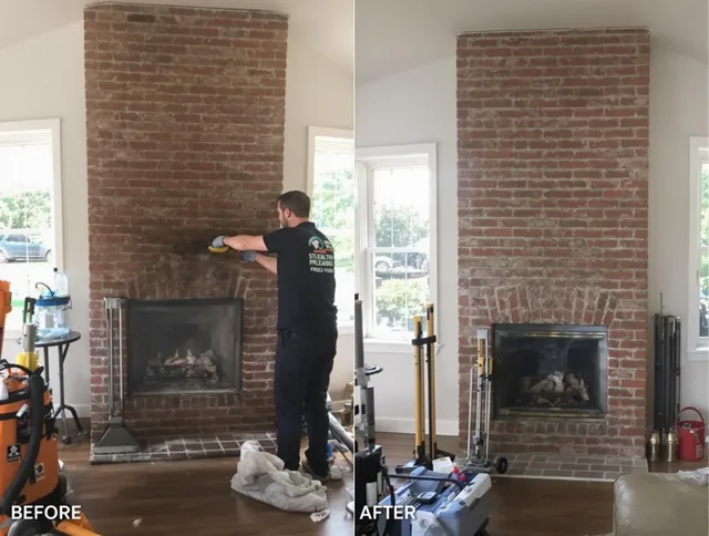 Finished chimney sweeping service by North Royalton Chimney Sweep in North Royalton, OH